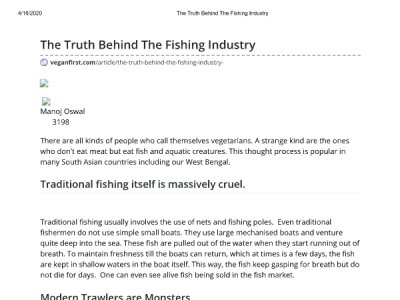 The truth behind the fishing industry