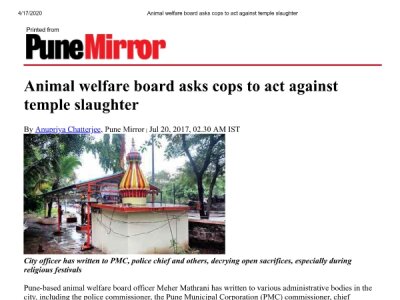 Animal-welfare-board-asks-cops-to-act-against-temple-slaugther