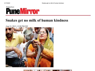 Snakes-get-no-milk-of-human-kindness